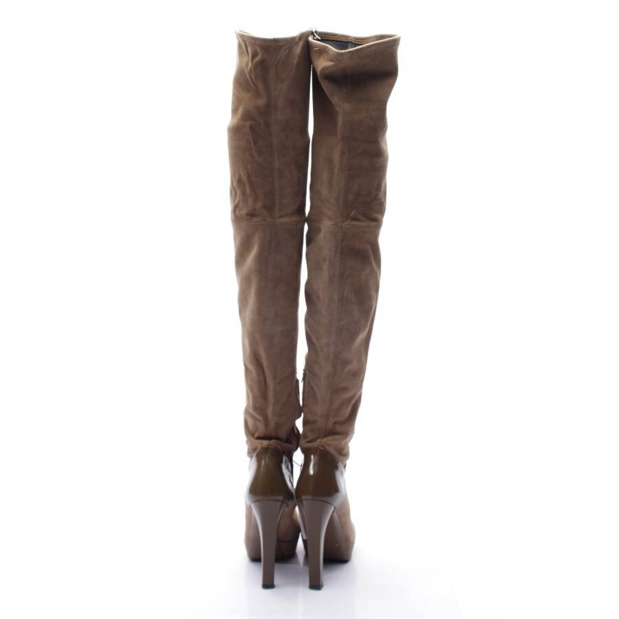 Image 3 of Overknee Boots EUR 37 Brown in color Brown | Vite EnVogue