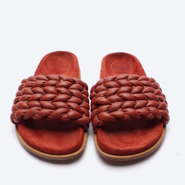 Image 2 of Sandals EUR 40 Dark Orange in color Orange | Vite EnVogue