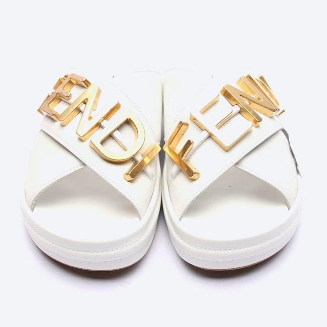 Image 2 of Sandals EUR 40 White in color White | Vite EnVogue