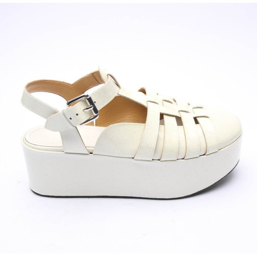 Image 1 of Platform Sandals EUR 36 Beige in color White | Vite EnVogue