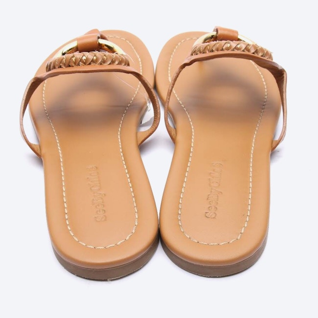 Image 3 of Sandals EUR 40 Light Brown in color Brown | Vite EnVogue