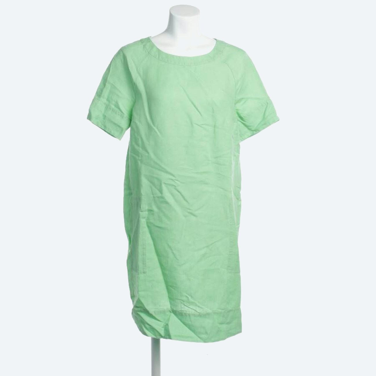 Image 1 of Linen Dress 40 Green in color Green | Vite EnVogue
