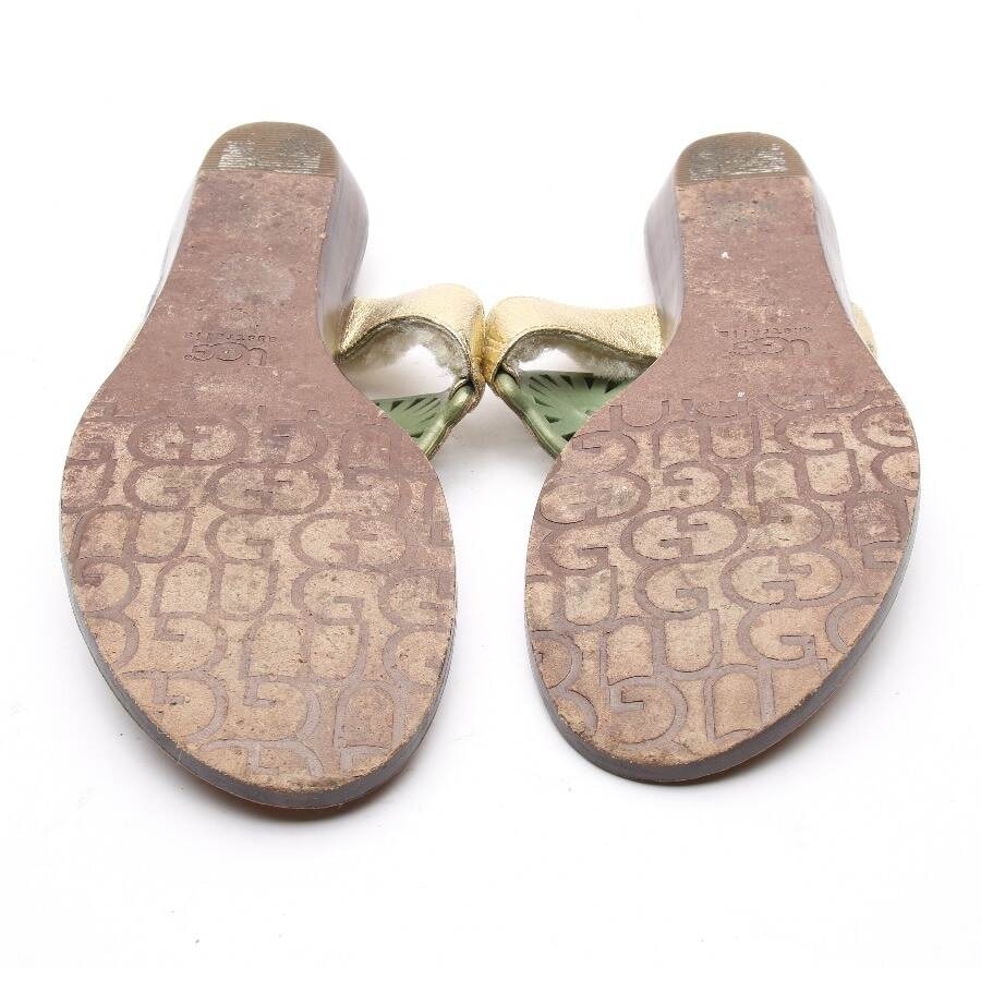 Image 4 of Sandals EUR38 Gold in color Metallic | Vite EnVogue