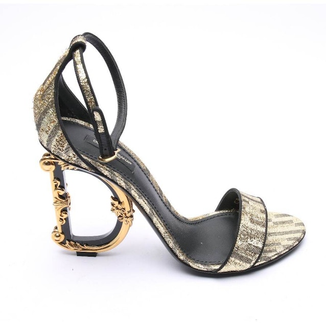 Image 1 of Heeled Sandals EUR 39 Metallic | Vite EnVogue
