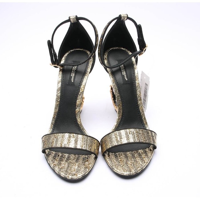 Heeled Sandals EUR 39 Gold | Vite EnVogue