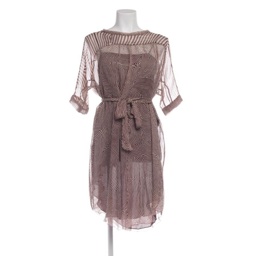Image 1 of Silk Dress 32 Light Brown in color Brown | Vite EnVogue
