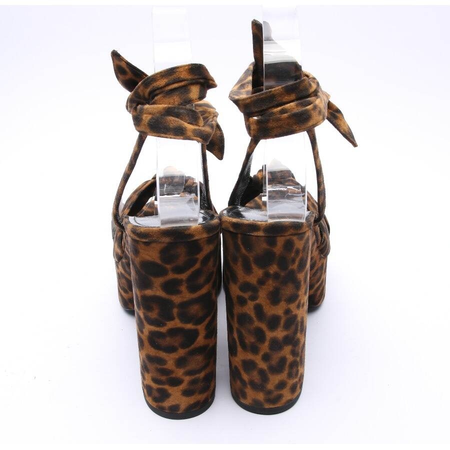 Image 3 of Heeled Sandals EUR 38.5 Dark Brown in color Brown | Vite EnVogue