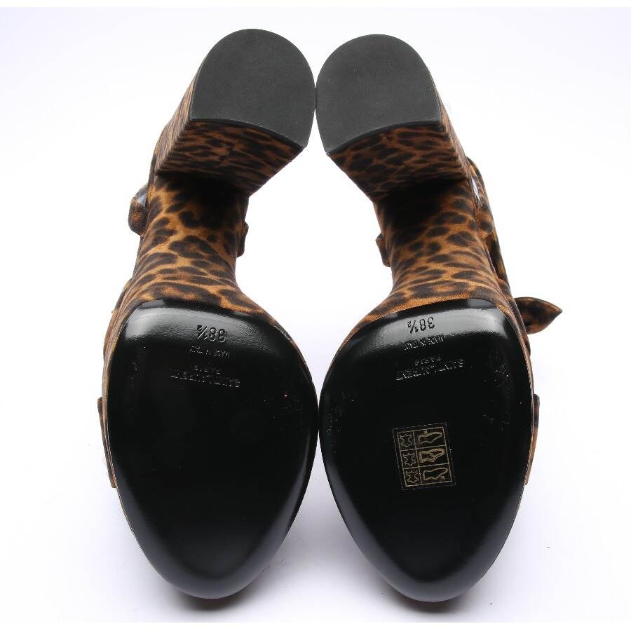 Image 4 of Heeled Sandals EUR 38.5 Dark Brown in color Brown | Vite EnVogue