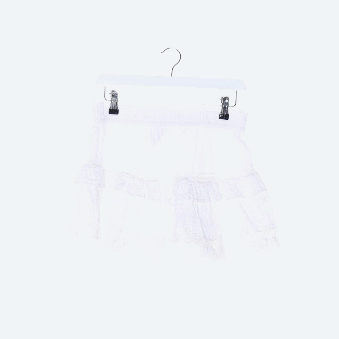 Image 1 of Mini Skirt M White in color White | Vite EnVogue