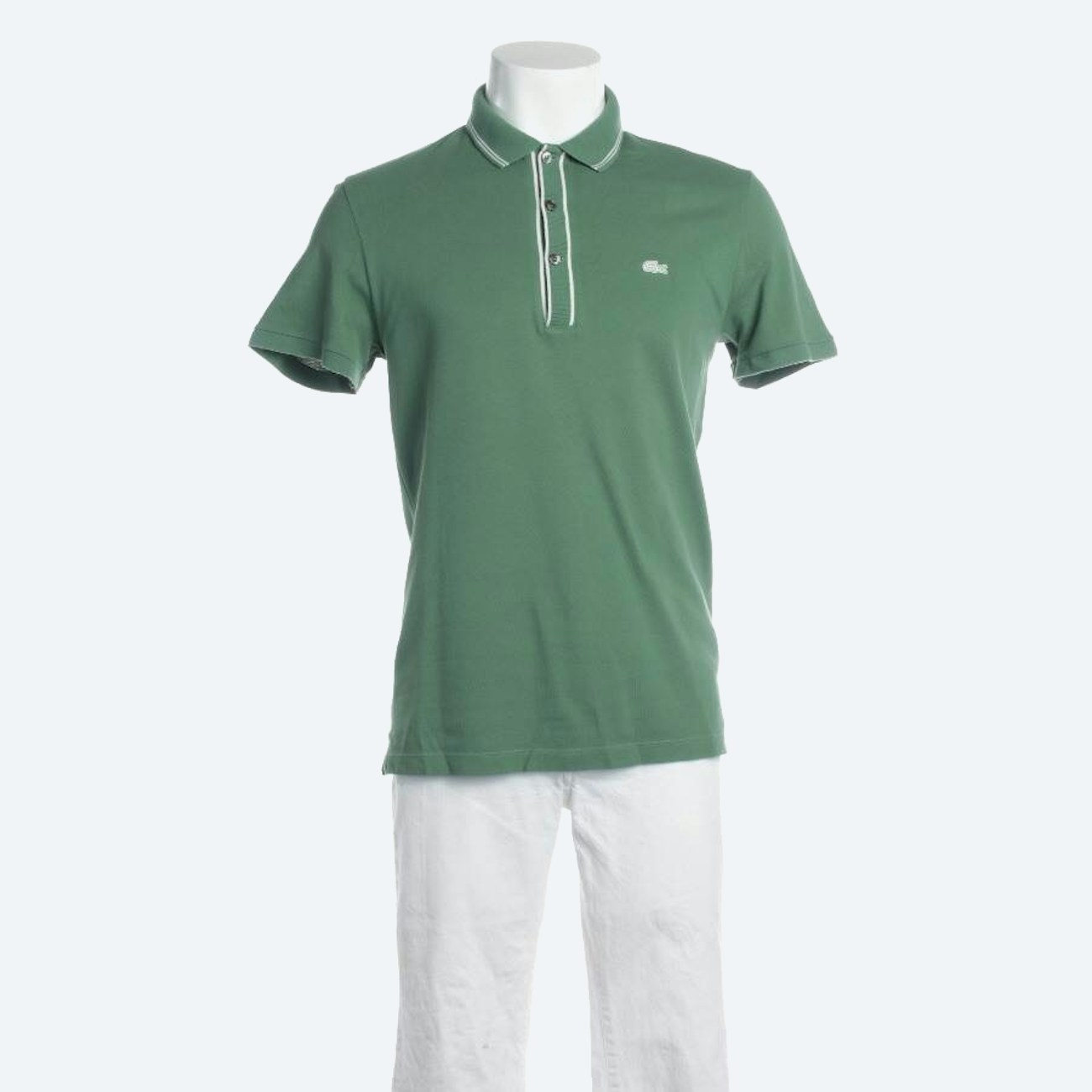 Image 1 of Polo Shirt M Green in color Green | Vite EnVogue
