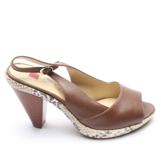 Image 1 of Heeled Sandals EUR 37.5 Brown | Vite EnVogue