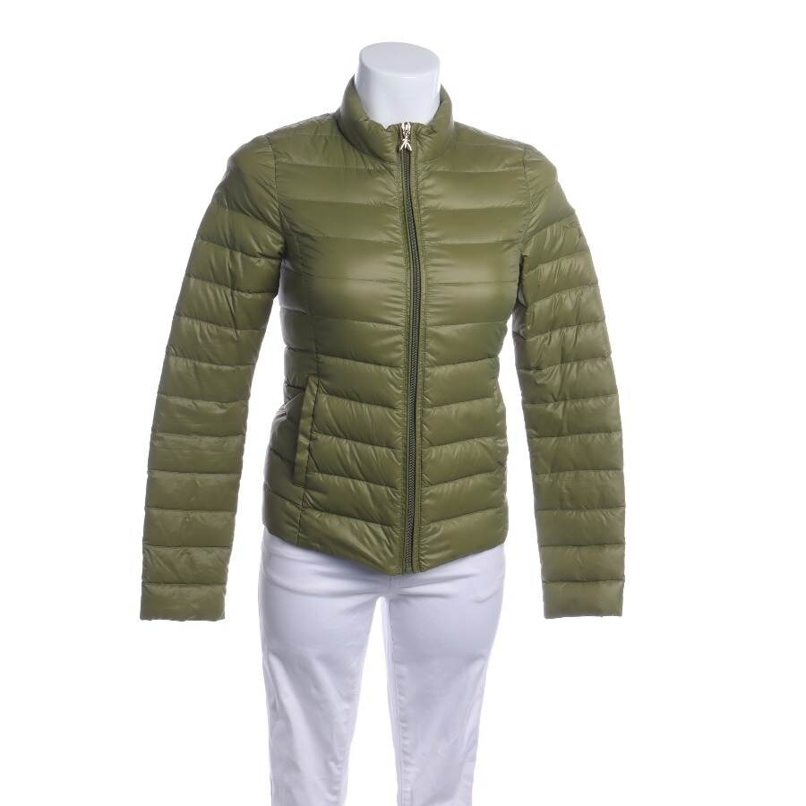 Image 1 of Quilted Jacket 32 Olive Green in color Green | Vite EnVogue