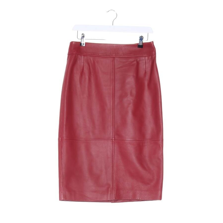 Image 1 of Leather Skirt 38 Red in color Red | Vite EnVogue