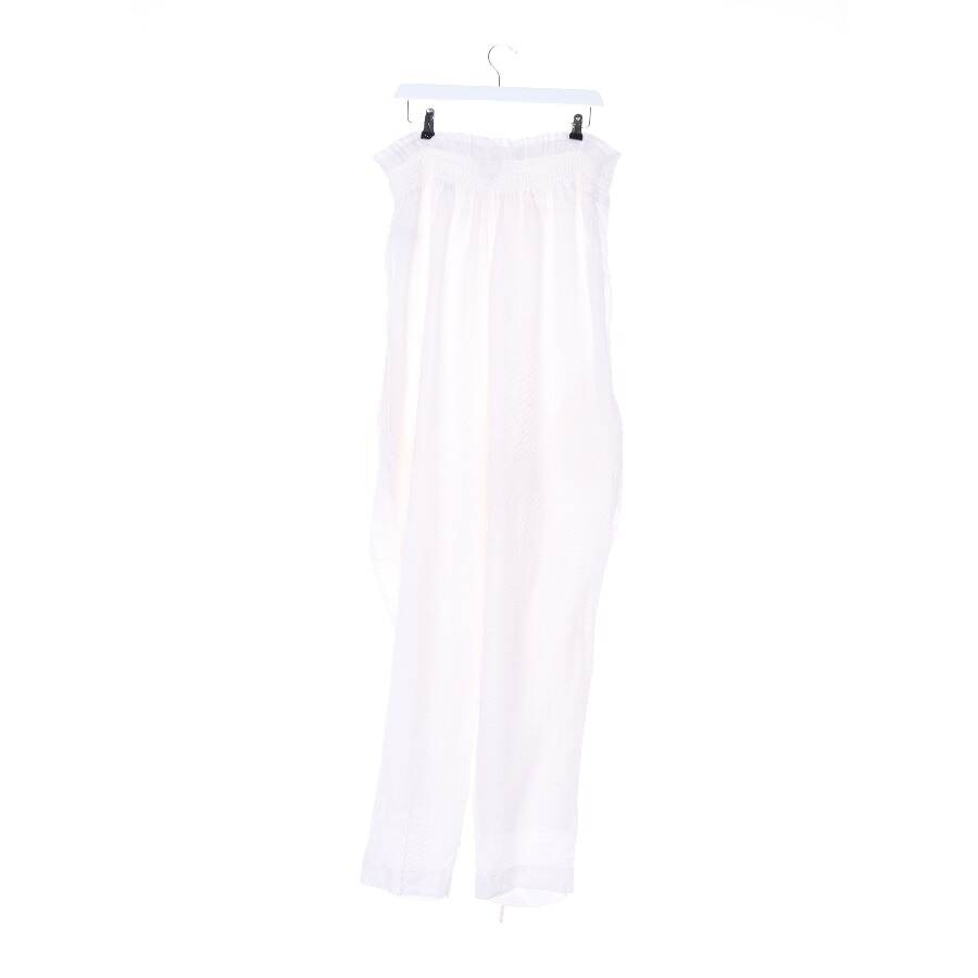 Image 2 of Linen Jumpsuit 38 White in color White | Vite EnVogue