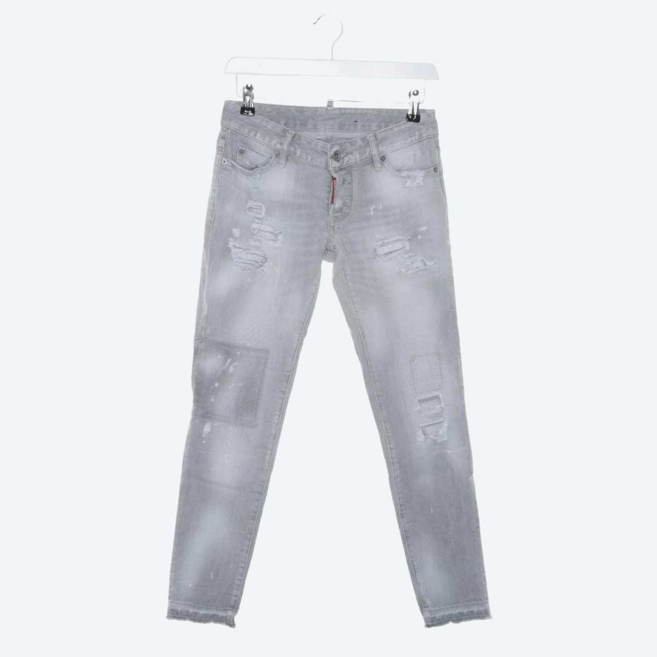Image 1 of Jeans Slim Fit 30 Light Gray in color Gray | Vite EnVogue