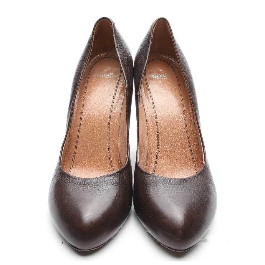 Image 2 of High Heels EUR 37 Dark Brown in color Brown | Vite EnVogue