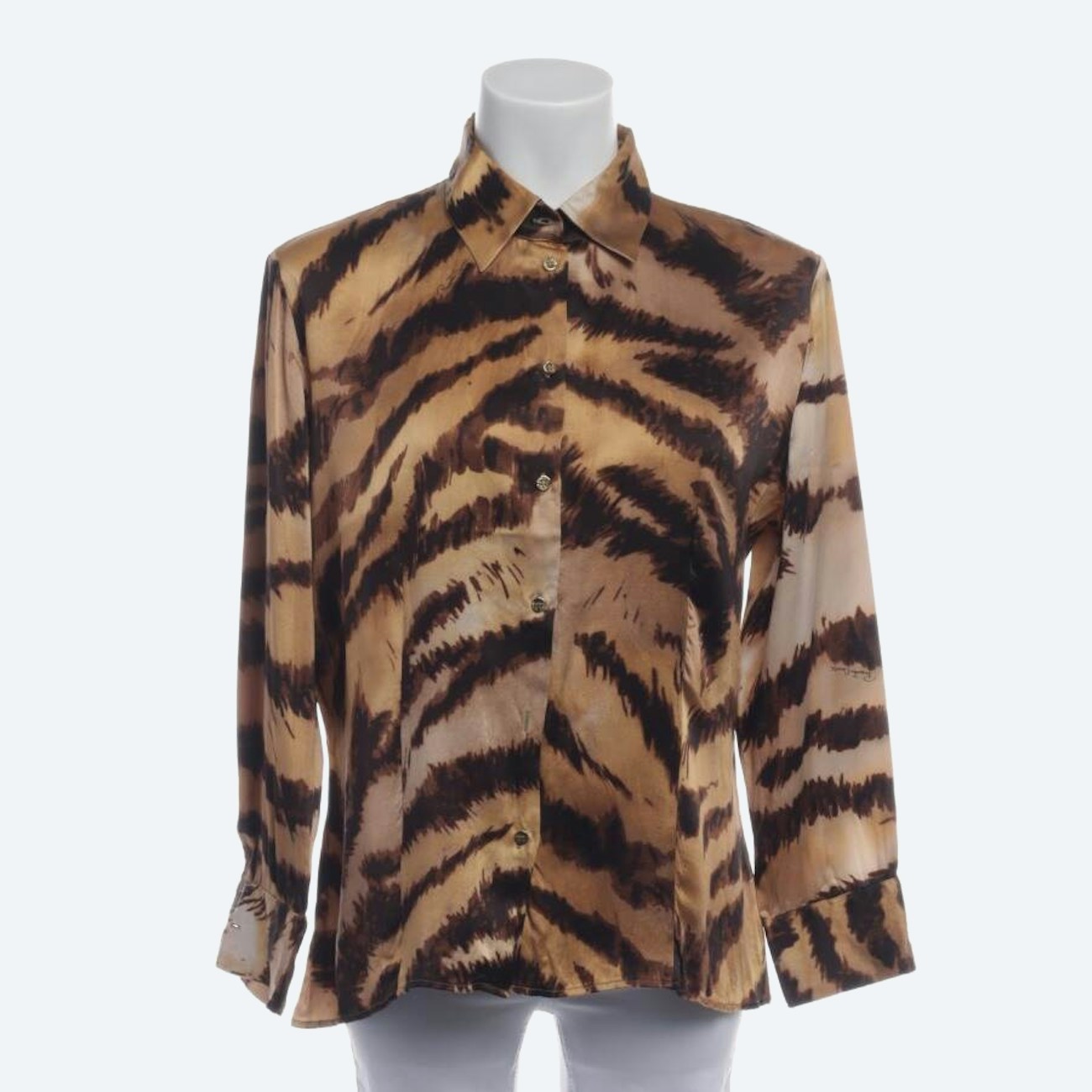 Image 1 of Silk Shirt 42 Brown in color Brown | Vite EnVogue
