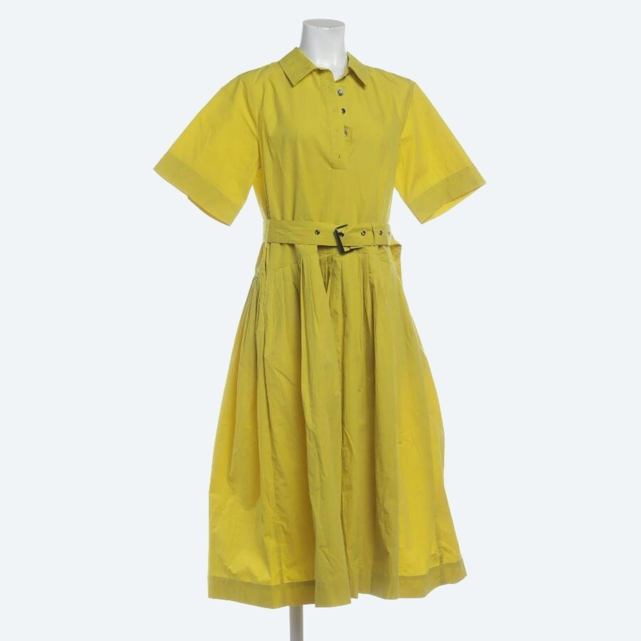 Image 1 of Shirt Dress L Mustard Yellow in color Yellow | Vite EnVogue