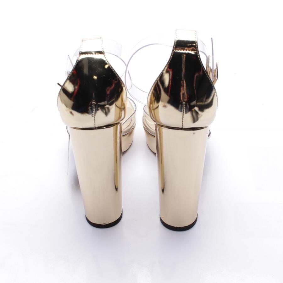 Image 3 of Heeled Sandals EUR38 Gold in color Metallic | Vite EnVogue