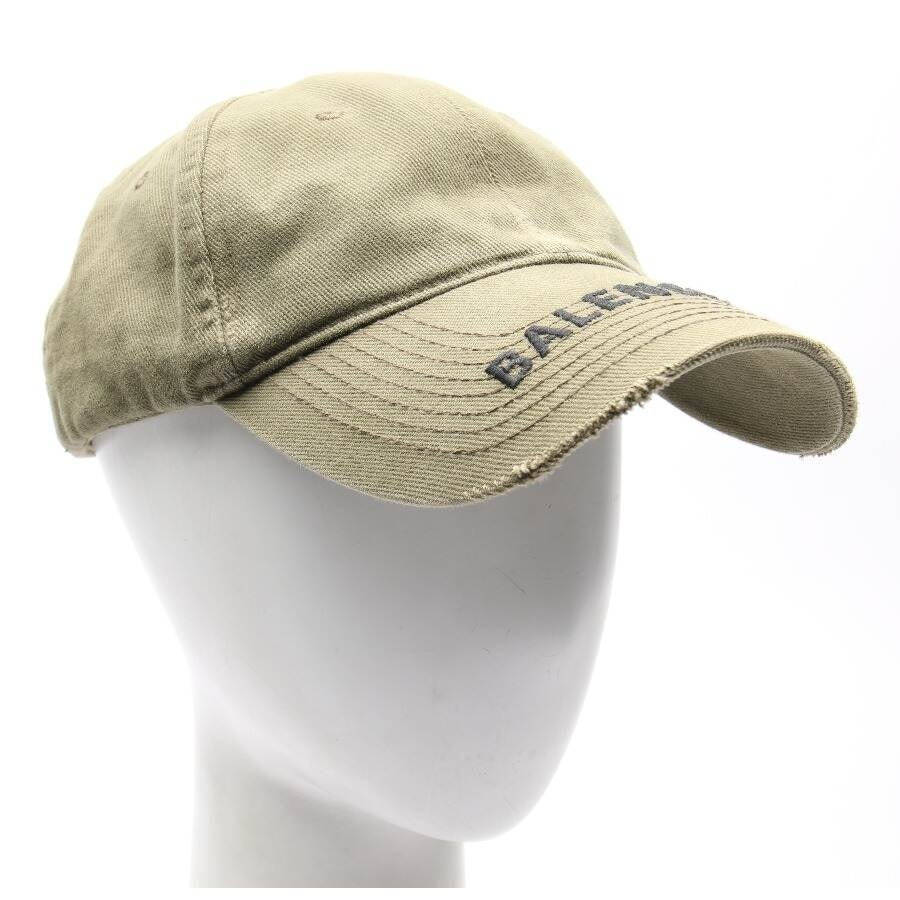 Image 1 of Peaked Cap Olive Green in color Green | Vite EnVogue