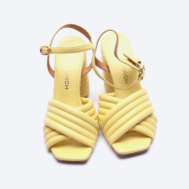 Image 2 of Heeled Sandals EUR 40.5 Yellow in color Yellow | Vite EnVogue