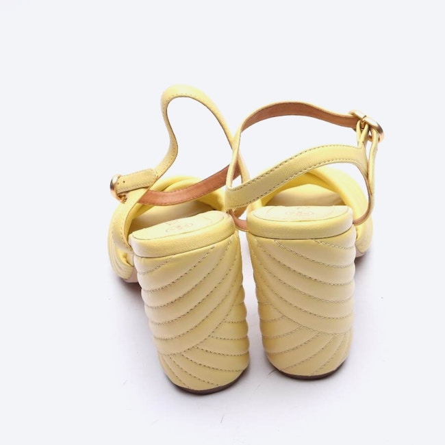 Image 3 of Heeled Sandals EUR 40.5 Yellow in color Yellow | Vite EnVogue