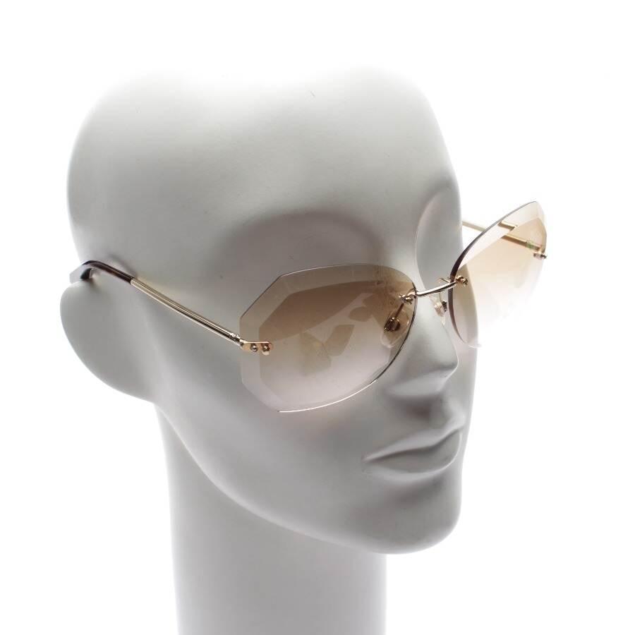 Image 2 of 4220 Sunglasses Gold in color Metallic | Vite EnVogue