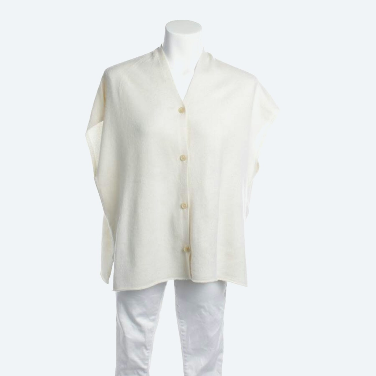 Image 1 of Vest L Cream in color White | Vite EnVogue