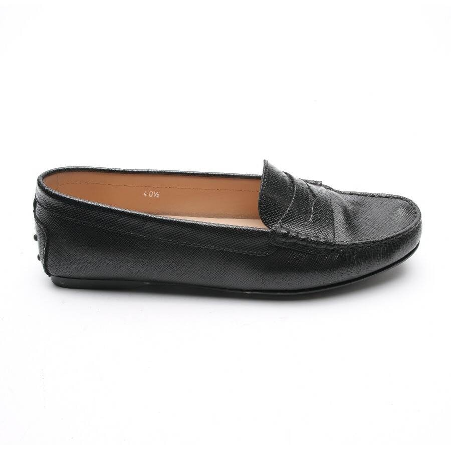 Image 1 of Gommino Loafers EUR 40.5 Black in color Black | Vite EnVogue
