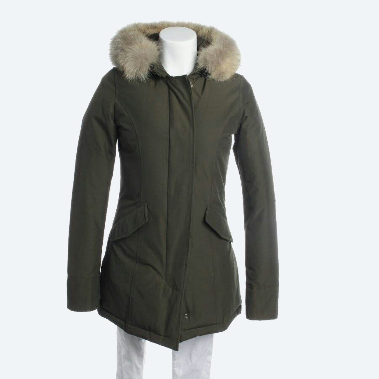 Image 1 of Arctic Parka Winter Jacket XS Green in color Green | Vite EnVogue
