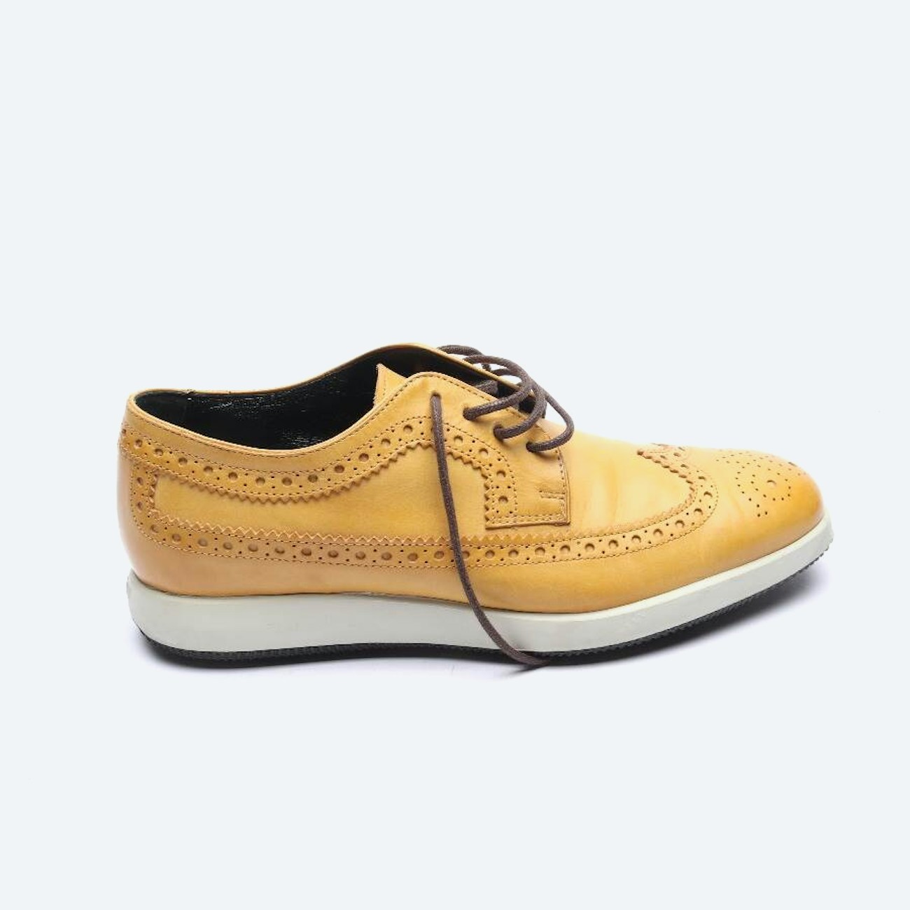 Image 1 of Lace-Up Shoes EUR 41 Mustard Yellow in color Yellow | Vite EnVogue