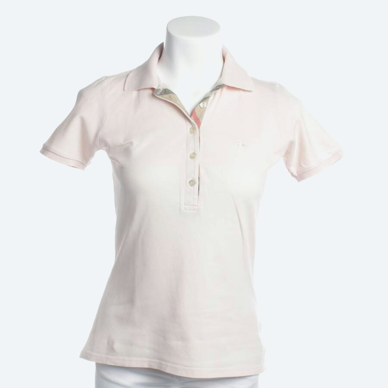 Image 1 of Polo Shirt S Light Pink in color Pink | Vite EnVogue