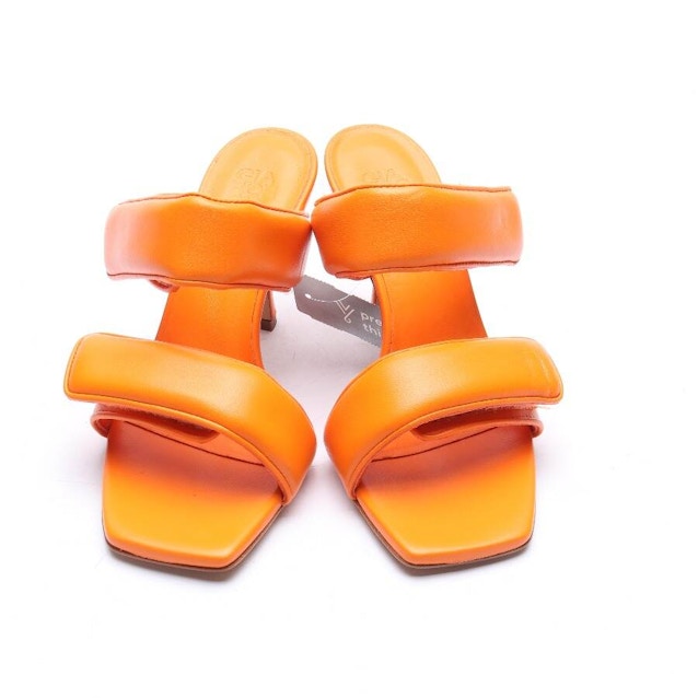 Heeled Sandals EUR 35 Dark Orange | Vite EnVogue