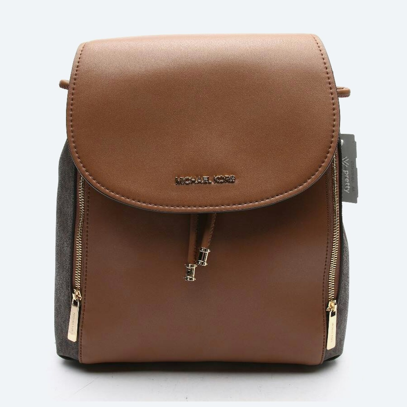 Image 1 of Backpack Dark Brown in color Brown | Vite EnVogue
