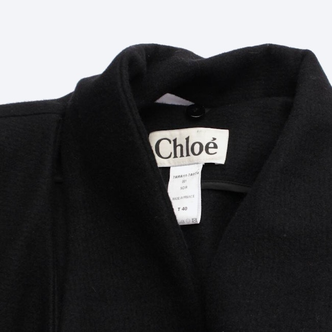 Image 3 of Wool Coat 38 Black in color Black | Vite EnVogue