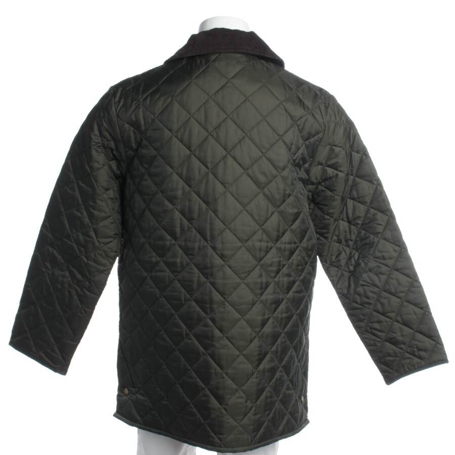 Image 2 of Quilted Jacket L Dark Green in color Green | Vite EnVogue