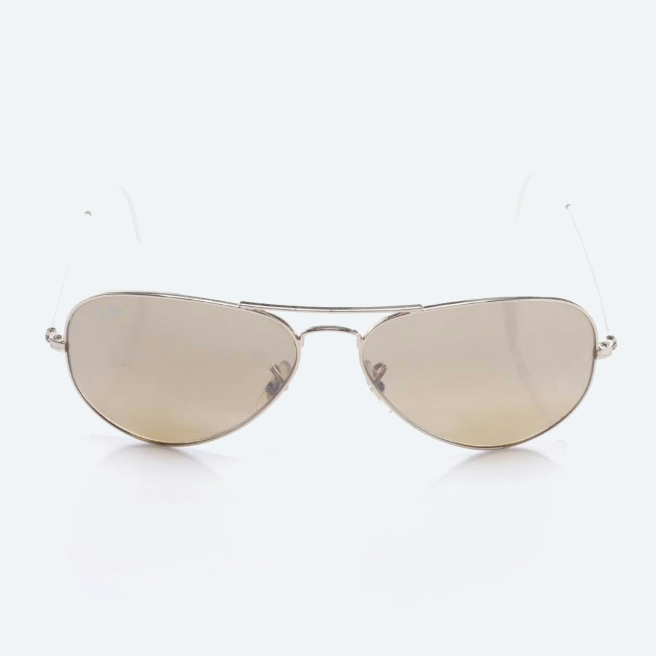 Image 1 of Aviator Sunglasses White in color White | Vite EnVogue