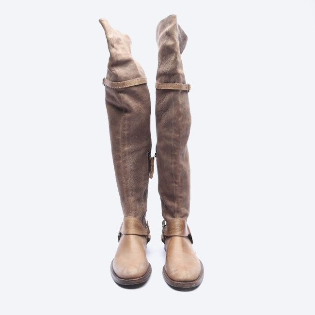 Image 2 of Overknee Boots EUR 39.5 Brown in color Brown | Vite EnVogue