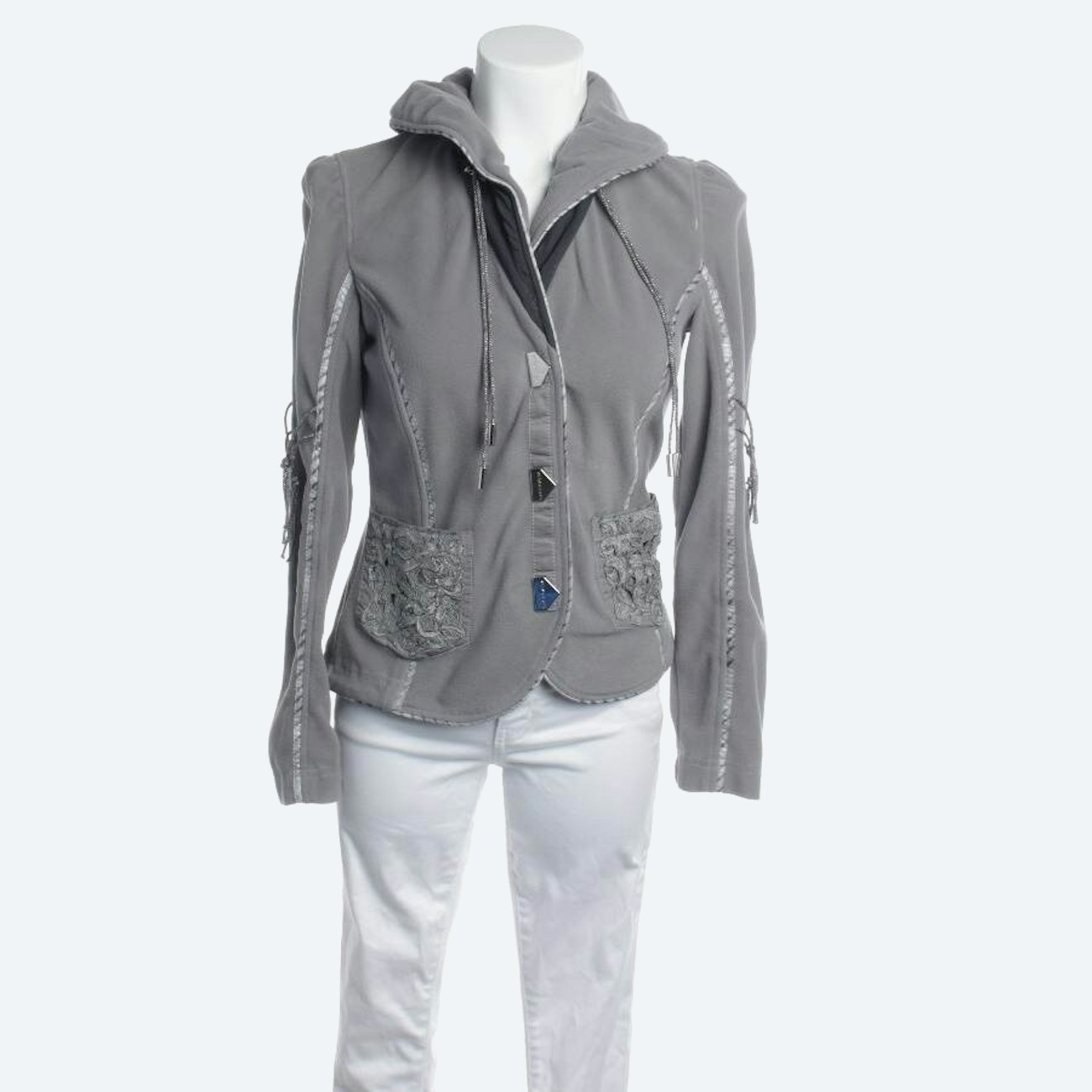 Image 1 of Fleece Shirt 36 Gray in color Gray | Vite EnVogue