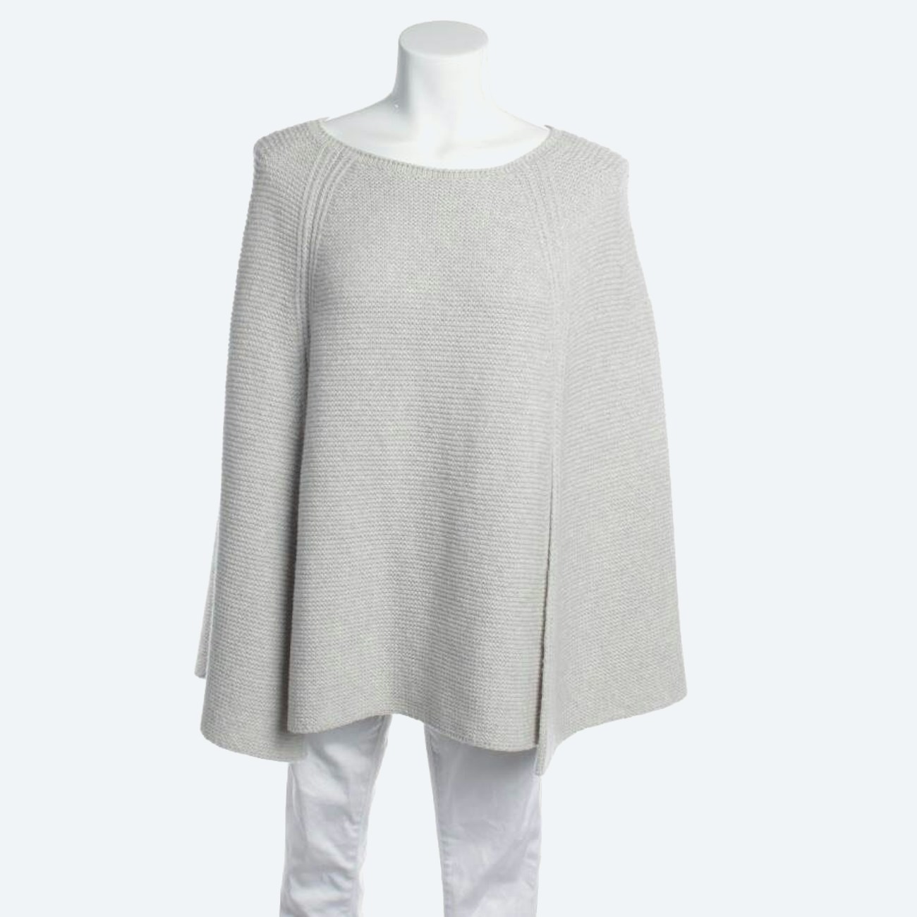 Image 1 of Poncho S Light Gray in color Gray | Vite EnVogue