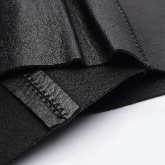 Image 3 of Leather Skirt S Black in color Black | Vite EnVogue