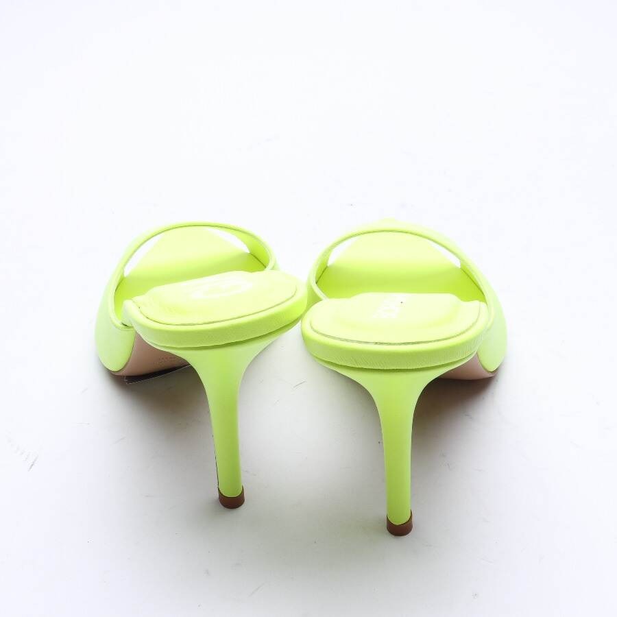 Image 3 of Heeled Sandals EUR 39 Neon Yellow in color Neon | Vite EnVogue