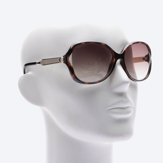 Image 2 of GG0076S Sunglasses Dark Brown in color Brown | Vite EnVogue