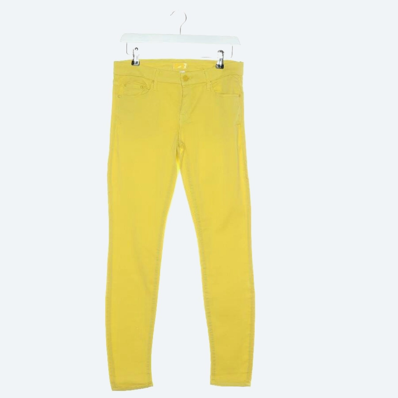 Image 1 of Trousers W28 Yellow in color Yellow | Vite EnVogue