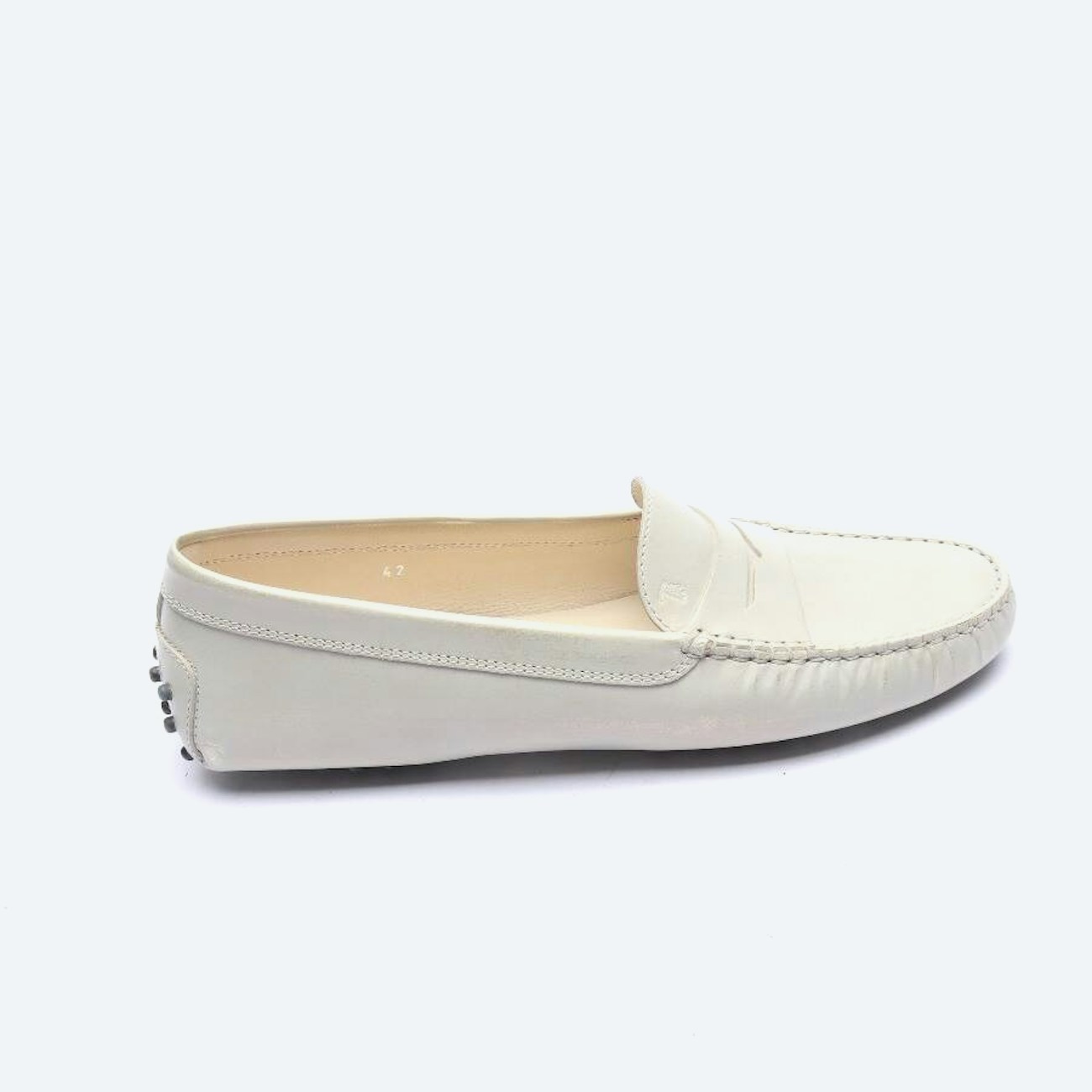 Image 1 of Gommino Loafers EUR 42 Light Gray in color Gray | Vite EnVogue