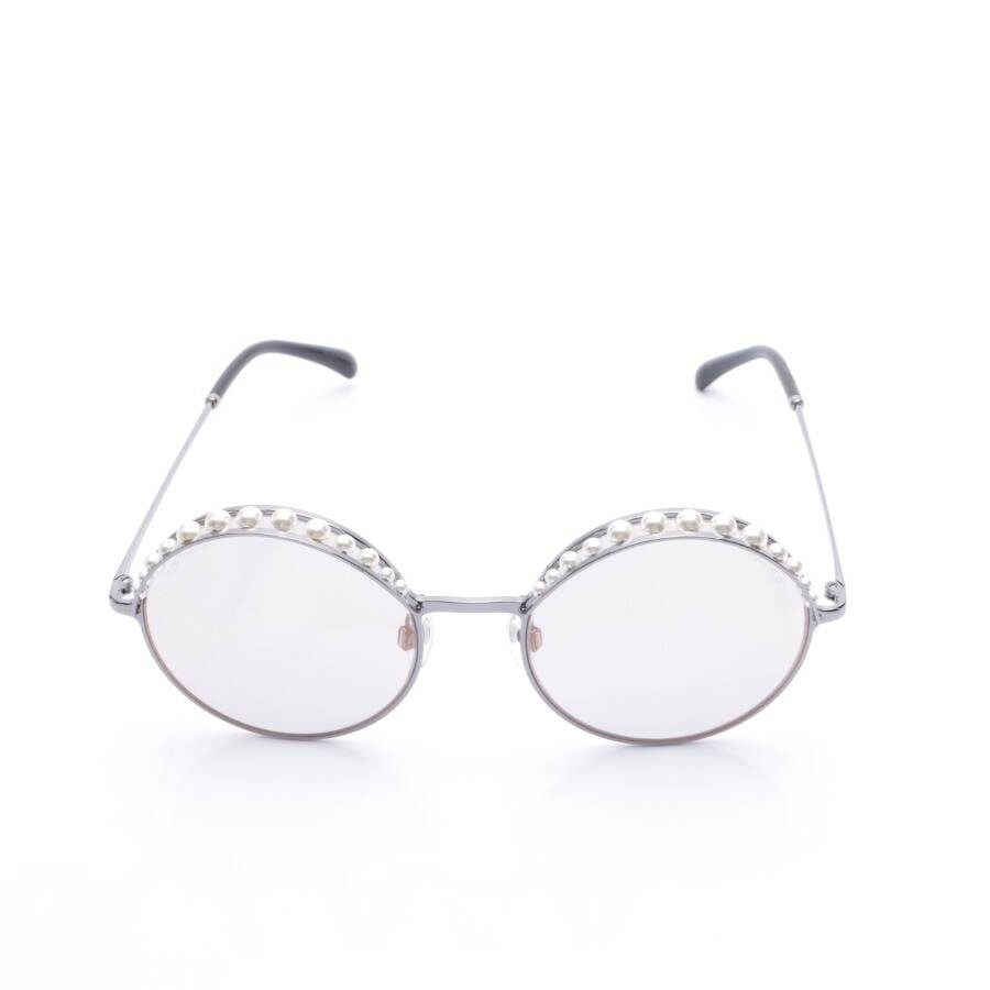 Image 1 of 4234-H Sunglasses Silver in color Metallic | Vite EnVogue