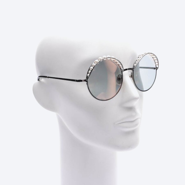Image 2 of 4234-H Sunglasses Silver in color Metallic | Vite EnVogue