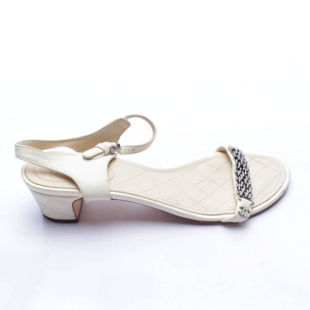 Image 1 of Heeled Sandals EUR 39.5 Cream | Vite EnVogue