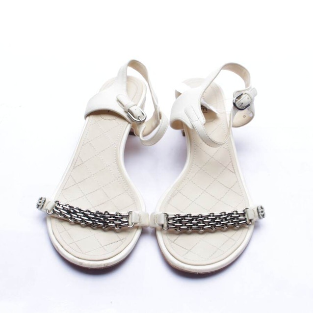 Heeled Sandals EUR 39.5 Cream | Vite EnVogue