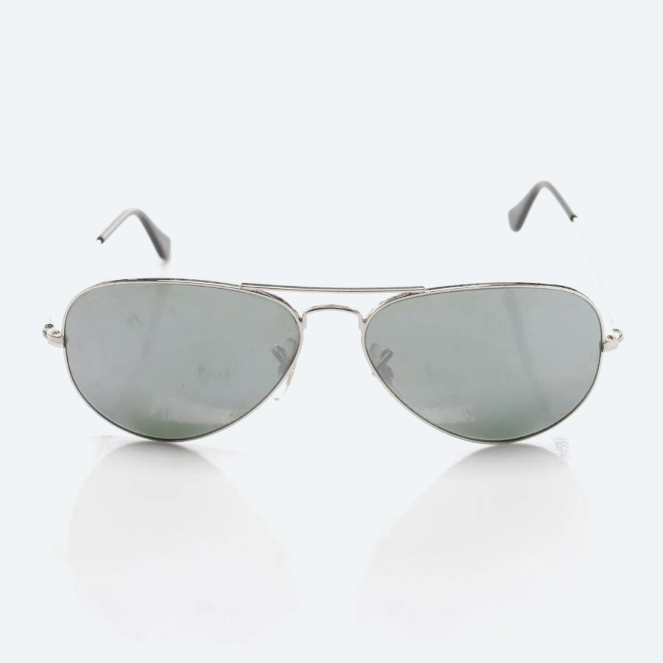 Image 1 of Aviator Sunglasses Silver in color Metallic | Vite EnVogue